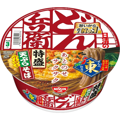 Donbei Extra Large Tempura Soba Nissin Foods x 5 servings