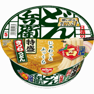 Donbei Extra Large Kitsune Udon Nissin Foods Cup Noodles x 5 servings