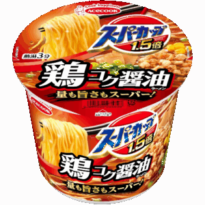 Acecook Super Cup 1.5x Soy Sauce Ramen x 5 servings